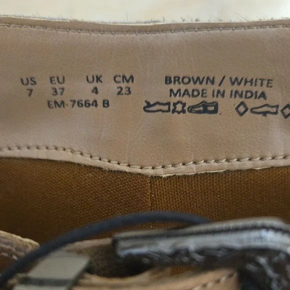 Myra Bag Tan and Cream Ankle Booties - Picture 7 of 7